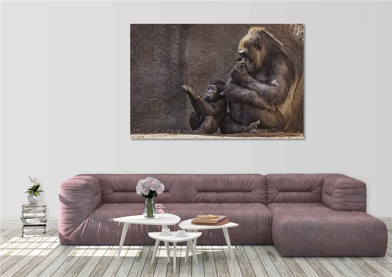 Een Wanddecoratie Wildlife 001 148x98cm Dibond wit koop je bij Meubels and More