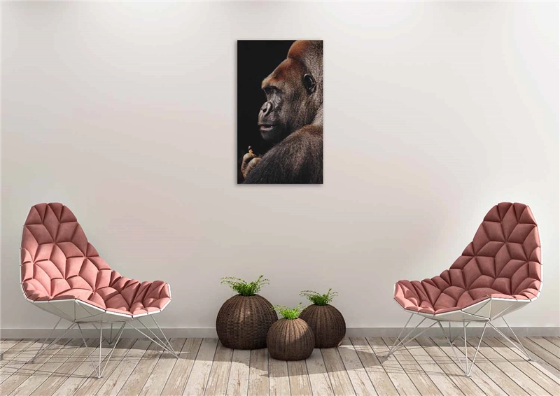 Een Wanddecoratie Wildlife 002 70x118cm Dibond wit koop je bij Meubels and More